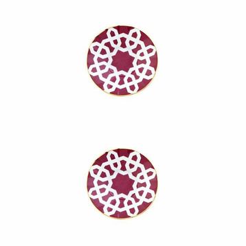 Porland Morocco Fuşya 12 cm Çay Tabak