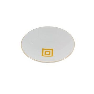 Porland Morocco Sarı Desen4 20 cm Çukur Tabak
