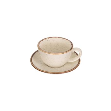Porland New Standard Seasons Bej Tabaklı 200 cc 6 Adet Çay Fincanı
