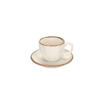 Porland New Standard Seasons Bej Tabaklı 90 cc Kahve Fincanı