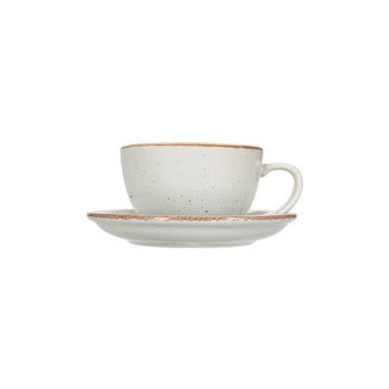 Porland New Standard Seasons Gri Tabaklı 200 cc Çay Fincanı