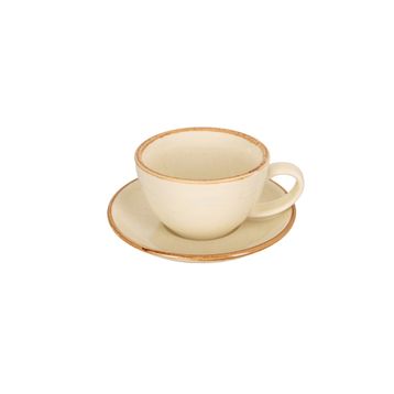 Porland New Standard Seasons Sarı Tabaklı 200 cc 6 Adet Çay Fincanı