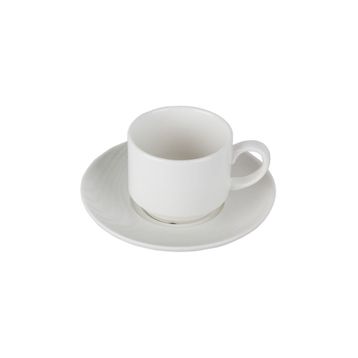 Porland Nirvana Alumilite 177 cc Tabaklı Çay Fincanı
