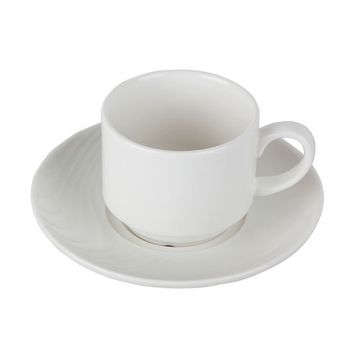 Porland Nirvana Alumilite 177 cc Tabaklı Çay Fincanı
