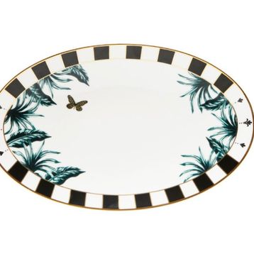 Porland Palms 33 cm Kayık Tabak