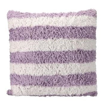 Porland Pop Stripe Lila 45x45 cm Dokuma Yastık