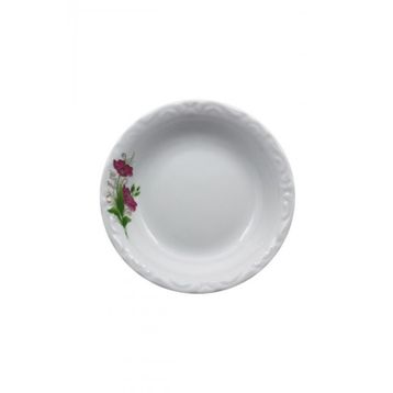 Porland Porselen Lal 16 cm 12'li Çukur Tabak