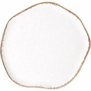 Porland Pure Seasons Bej 33 cm Porselen Düz Tabak