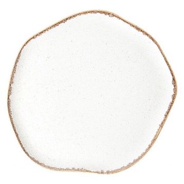 Porland Pure Seasons Bej 33 cm Porselen Düz Tabak