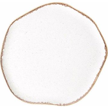 Porland Pure Seasons Bej 33 cm Porselen Düz Tabak