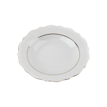 Porland Queen Altın Yaldız 20 cm 6 Adet Çukur Tabak