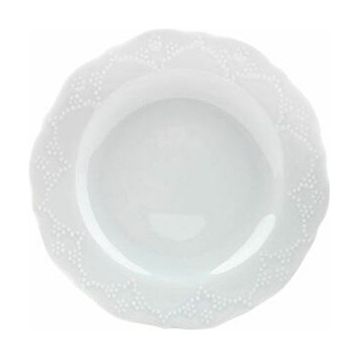 Porland Queen Beyaz 16 cm Düz Tabak