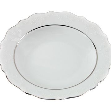 Porland Queen Platin 20 cm 6 Adet Çukur Tabak