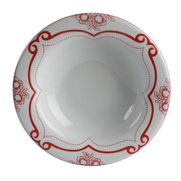 Porland Red Manoir Desen2 30 cm Çukur Tabak