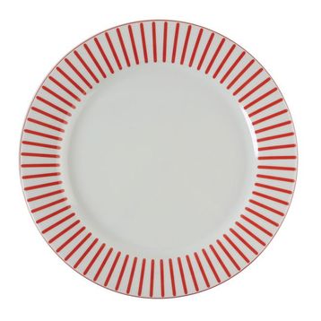 Porland Red Manoir Desen3 32 cm Düz Tabak