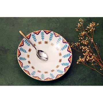Porland Ruanda 20 cm 6 Adet Çukur Tabak