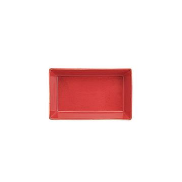 Porland Seasons 10x16 cm Kırmızı Kahvaltı ve Meze Tabağı