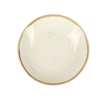 Porland Seasons Bej 26 cm Porselen Çukur Tabak