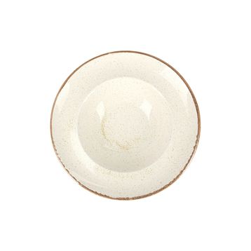 Porland Seasons Bej 30 CM Çukur Tabak