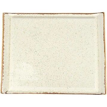Porland Seasons Bej 32 cm Porselen Biftek Tabağı