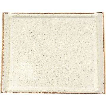 Porland Seasons Bej 32 cm Porselen Biftek Tabağı