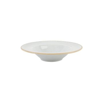 Porland Seasons Gri 26 cm Porselen Çukur Tabak