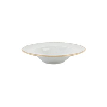 Porland Seasons Gri 26 cm Porselen Çukur Tabak