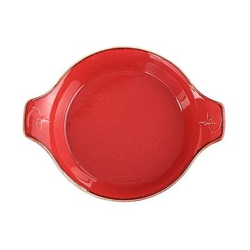 Porland Seasons Kırmızı 14 cm 6 Adet Sunum Tabağı