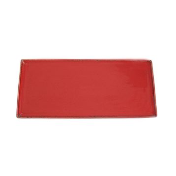 Porland Seasons Kırmızı 16x35 cm Baton Pasta Tabağı