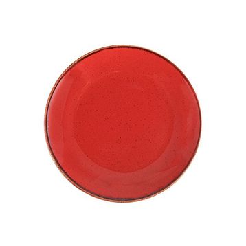 Porland Seasons Kırmızı 18 cm 6 Adet Düz Tabak