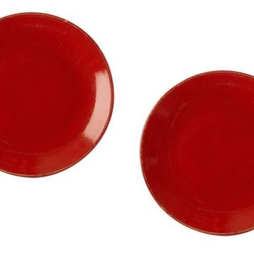 Porland Seasons Kırmızı 24 cm Düz Tabak