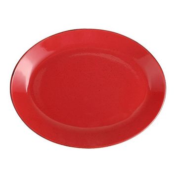 Porland Seasons Kırmızı 24 cm Kayık Tabak