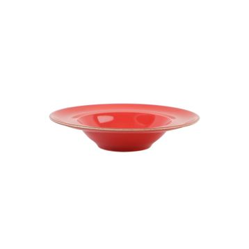 Porland Seasons Kırmızı 26 cm Porselen Çukur Tabak