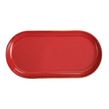Porland Seasons Kırmızı 30 cm Kayık Tabak