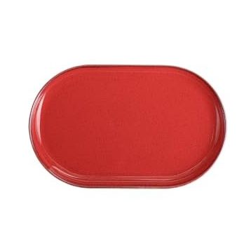 Porland Seasons Kırmızı 32 cm Porselen Kayık Tabak