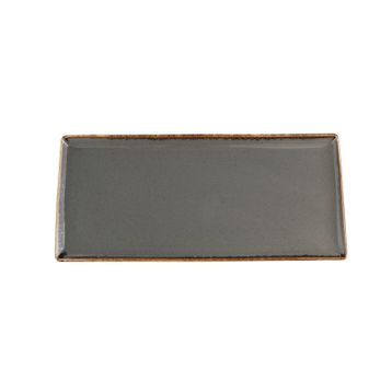 Porland Seasons Koyu Gri 16x35 cm Baton Pasta Tabağı