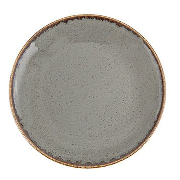 Porland Seasons Koyu Gri 28 cm Düz Tabak