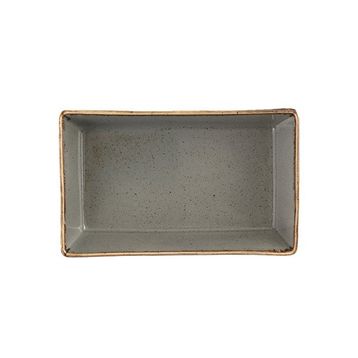 Porland Seasons Koyu Gri 8x14 cm Kahvaltı ve Meze Tabağı