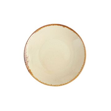 Porland Seasons Sarı 26 cm Porselen Çukur Tabak