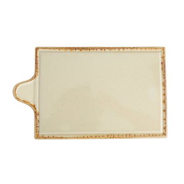 Porland Seasons Sarı 35 cm Porselen Peynir Tabağı