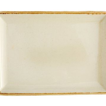 Porland Seasons Sarı 35x26 cm Porselen Kahvaltı Tabağı