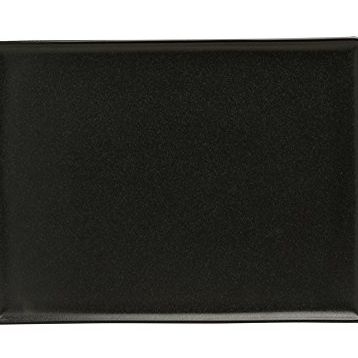 Porland Seasons Siyah 35x26 cm Porselen Kahvaltı Tabağı