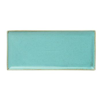 Porland Seasons Turkuaz 16x35 cm 6 Adet Baton Pasta Tabağı
