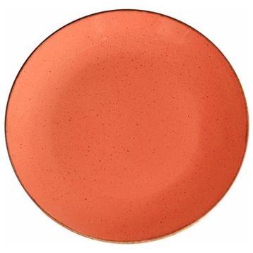 Porland Seasons Turuncu 20 cm 6'lı Düz Tabak