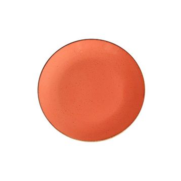 Porland Seasons Turuncu 28 cm 6'lı Düz Tabak