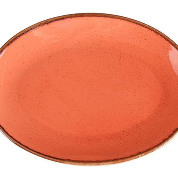 Porland Seasons Turuncu 35 cm Kayık Tabak