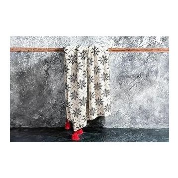 Porland Snowflake 125x150 cm Koltuk Şalı
