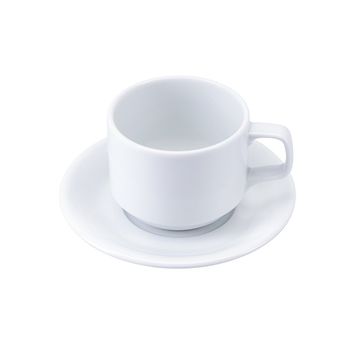 Porland Soley Beyaz Tabaklı 250 cc 6 Adet Çay Fincanı