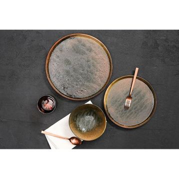 Porland Stoneware Genesis 3 Parça Tek Kişilik Yemek Takımı