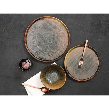 Porland Stoneware Genesis 3 Parça Tek Kişilik Yemek Takımı